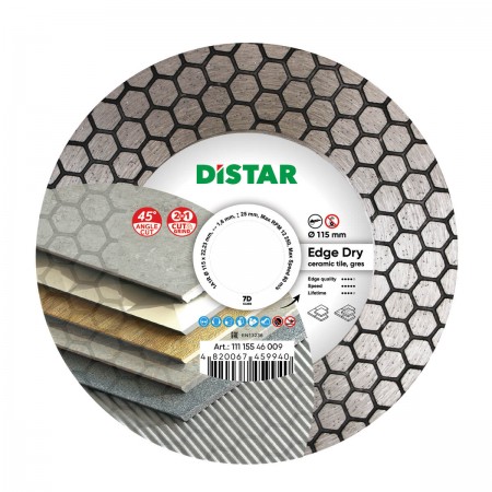 Edge dry disco para corte e chanfre